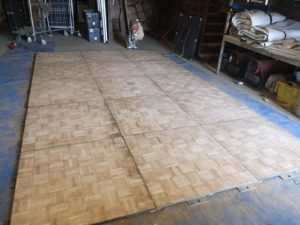 parquet dance floor for hire