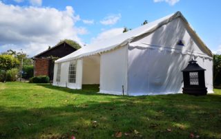 party tent in large garden milton keynes