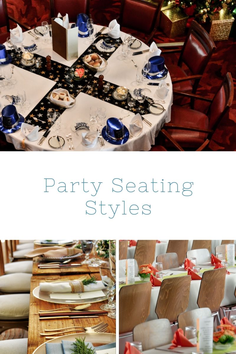 Party Seating Styles Bucks Marquees